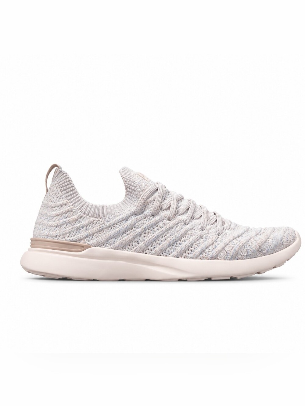 APL TechLoom Wave Hybrid Running Shoe Grey Blush Pink Size 5.5